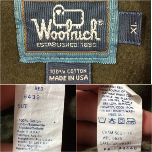 Woolrich Color Block Flannel Button Front Shirt - Picture 8 of 8